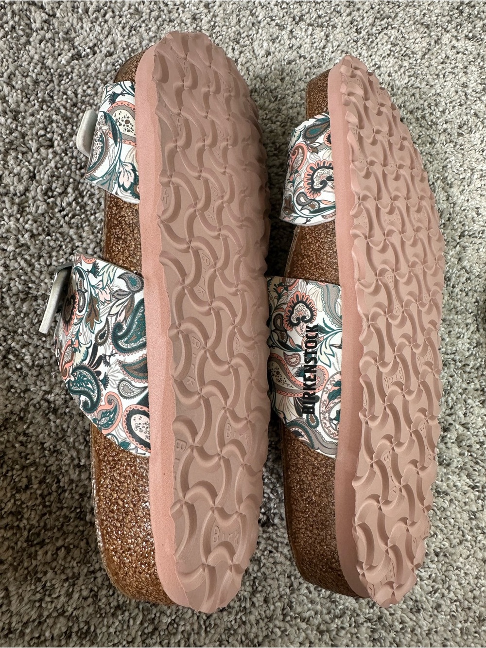 Birkenstock Sydney Vegan in Paisley Light Rose - Picture 7 of 12